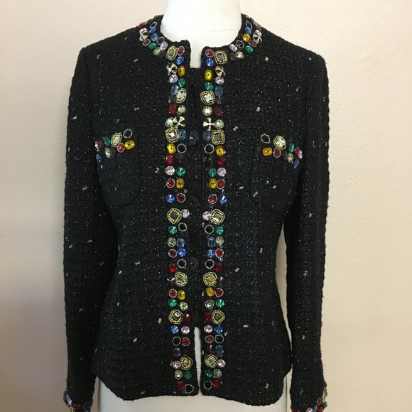 berek Jackets & Blazers - The Collective Works of Berek 2 By Takako Sakon Beweweled Tweed Suit Jacket
